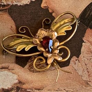 Vintage Gold Filled Brooch